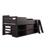 Kids Wooden Bunk Bed with Storage and Drawers
