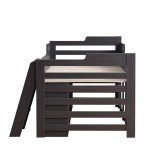 Kids Wooden Bunk Bed with Storage and Drawers
