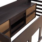 Kids Wooden Bunk Bed with Storage and Drawers