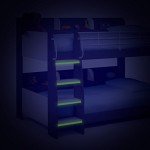 Grey Oak Kids Bunk Bed with Storage & Mattresses