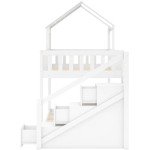 Merax Wooden Cabin Bunk Bed with Ladder