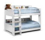 Stone White Wooden Single Bunk Bed by Julian Bowen