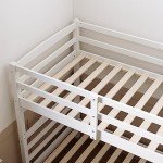 Solid Wood Gemini Bunk Bed for Kids, White