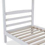 Solid Wood Gemini Bunk Bed for Kids, White