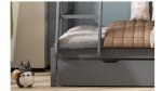 Grey Triple Bunk Bed with Storage Drawers