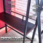 Fortress High Sleeper Gaming Bunk Bed with Storage