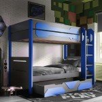 X Rocker Gaming Bunk Bed with Trundle - Blue