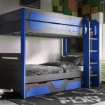 X Rocker Gaming Bunk Bed with Trundle - Blue