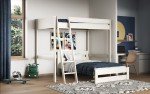 Pinewood Triple L-Shaped High Sleeper Bunk Bed