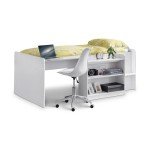 White Wood Neptune Midsleeper Bunk Bed