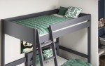 Pinewood Triple L-Shaped High Sleeper Bunk Bed