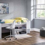 White Wood Neptune Midsleeper Bunk Bed