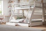 Triple Bunk Bed with Storage for Kids