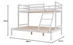 Panana Wooden Triple Bunk Bed for Kids
