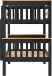 Seconique Neptune Grey/Oak Single Bunk Bed