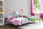 DHP Convertible Silver and Grey Bunk Bed
