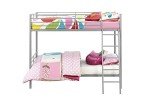 DHP Convertible Silver and Grey Bunk Bed