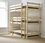 Triad Triple Sleeper Bunk Bed with Side Ladder
