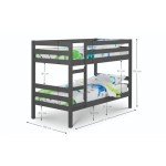 Camden Bunk Bed in Anthracite Wood