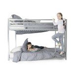 DHP Miles Metal Bunk Bed - Silver