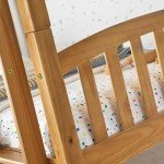 Honey Pine Wooden Bunk Bed Frame for Kids