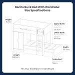 Stylish Wooden Double Bunk Beds for Kids