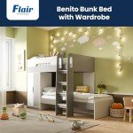 Stylish Wooden Double Bunk Beds for Kids