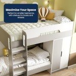 Stylish Wooden Double Bunk Beds for Kids