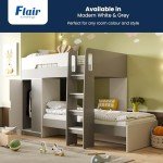 Stylish Wooden Double Bunk Beds for Kids