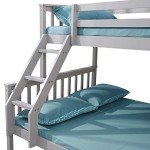 Blisswood Triple Bunk Bed in Grey Solid Pine