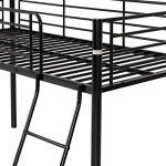 Kora Single Mid Sleeper Bed in Black