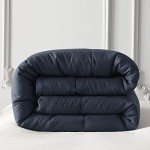 Whale Flotilla Navy Blue Reversible Duvet 135x200 cm