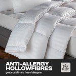 Summer Cool Lightweight Double Duvet - Satin Stripe