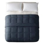 Whale Flotilla Navy Blue Reversible Duvet 135x200 cm