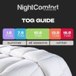 Summer Cool Lightweight Double Duvet - Satin Stripe