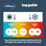Cozy 10.5 Tog Double Duvet for All Seasons