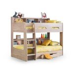 Sonoma Oak Single Bunk Bed by Julian Bowen