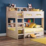 Sonoma Oak Single Bunk Bed by Julian Bowen