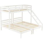 Triple Sleeper Wooden Bunk Bed for Kids