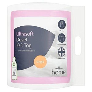Morrisons Ultrasoft Single Bunk Bed Duvet 10.5 Tog