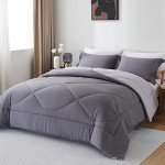 Cozy Double Duvet Set with Reversible Shams