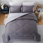 Cozy Double Duvet Set with Reversible Shams