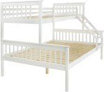 Panana Triple Sleeper Wooden Bunk Bed - White
