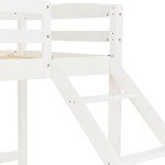 Triple Bunk Bed for Kids - Solid Pine Frame