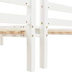 Triple Bunk Bed for Kids - Solid Pine Frame