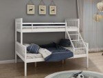 Panana Triple Sleeper Wooden Bunk Bed - White