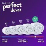 Cozy Double Duvet - 15 Tog for Winter
