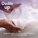 All Seasons 15 Tog Double Duvet Combo