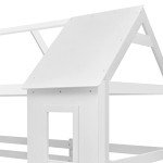 KAYAN Tree House Bunk Bed for Kids (White)