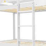 KAYAN Tree House Bunk Bed for Kids (White)
